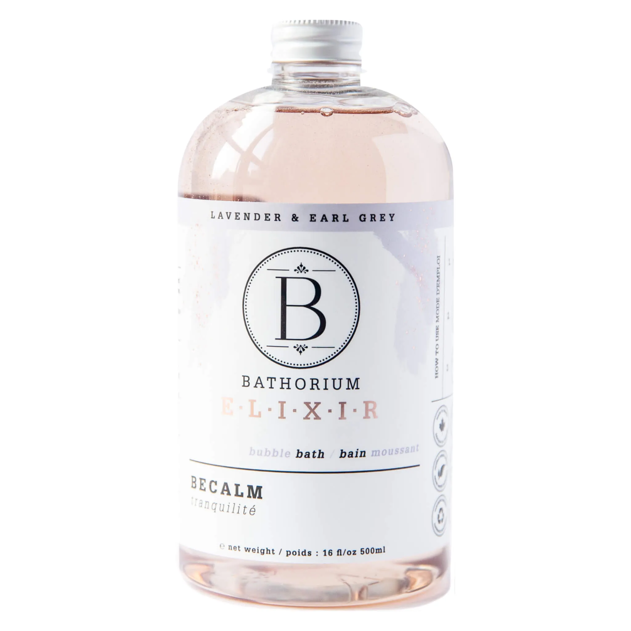 Bubble Bath Elixir - BeCalm, Lavender & Earl Grey