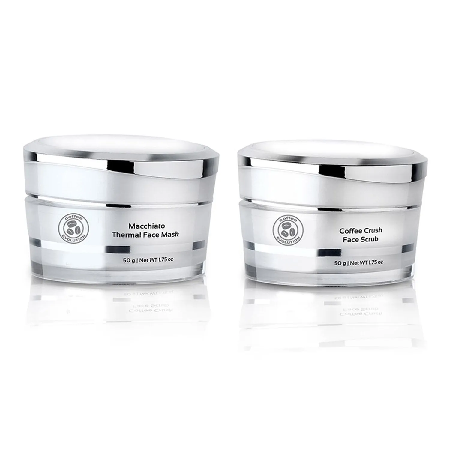 Complete Cleansing Set: Coffee Crush Face Scrub and Macchiato Thermal Face Mask
