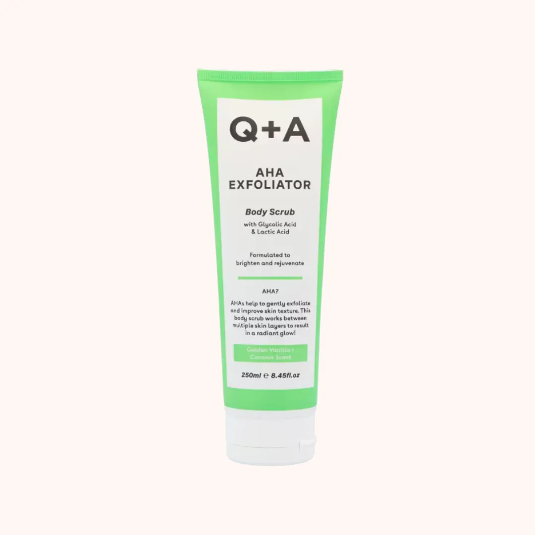 Q A AHA Exfoliator Body Scrub 250ml